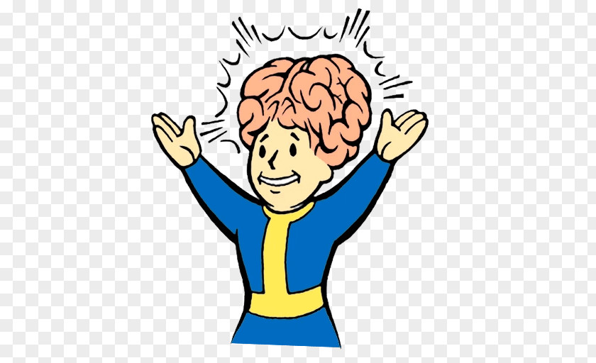 Fallout Sticker 4 Coloring Book Brain PNG
