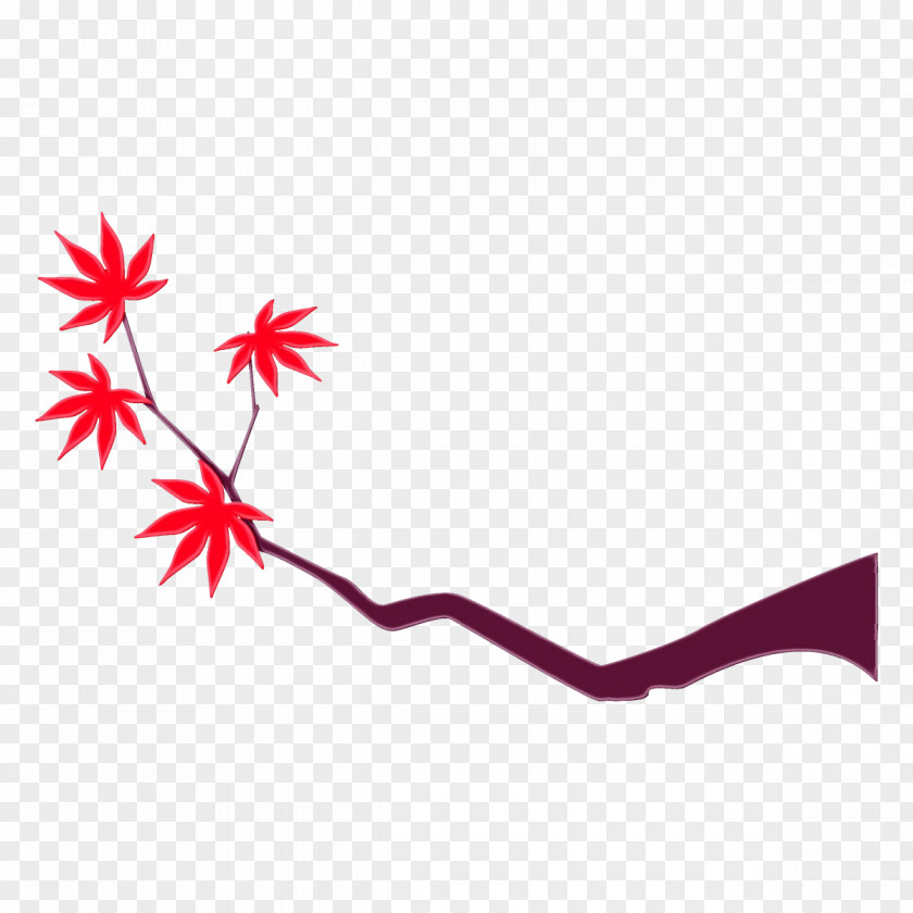 Flower Plant Red PNG