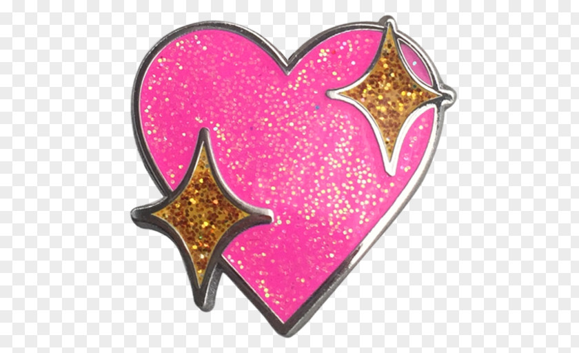 Locket Pink Broken Heart Emoji PNG