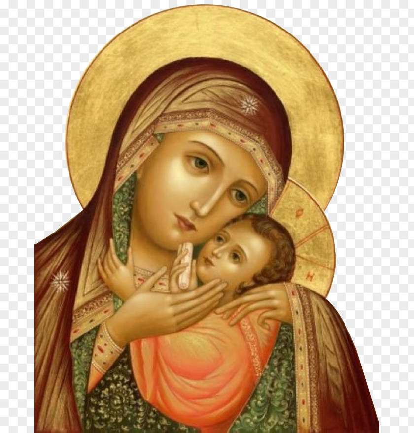 Mary Kaspierowska Ikona Matki Bożej Theotokos Of Vladimir Icon PNG