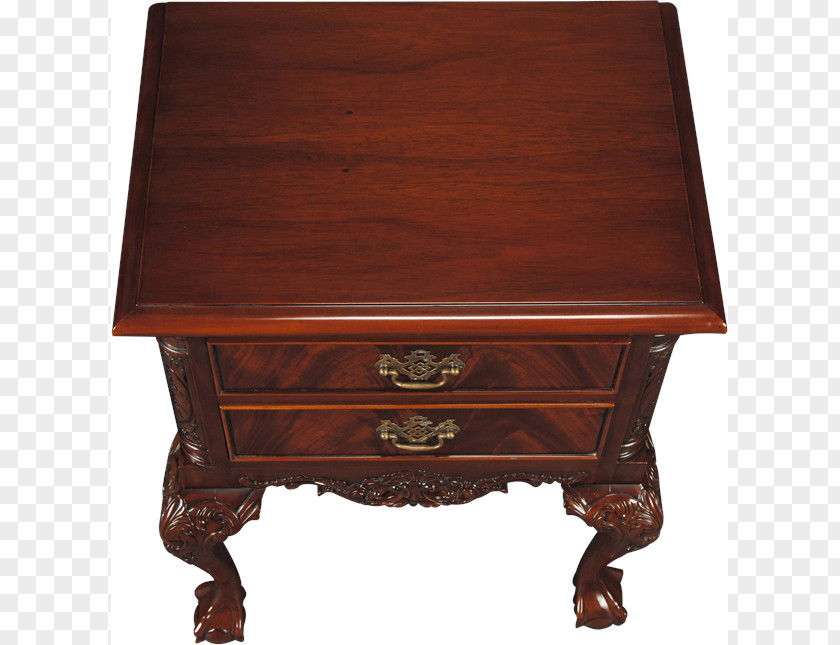 Table Bedside Tables Drawer Wood Stain Desk PNG
