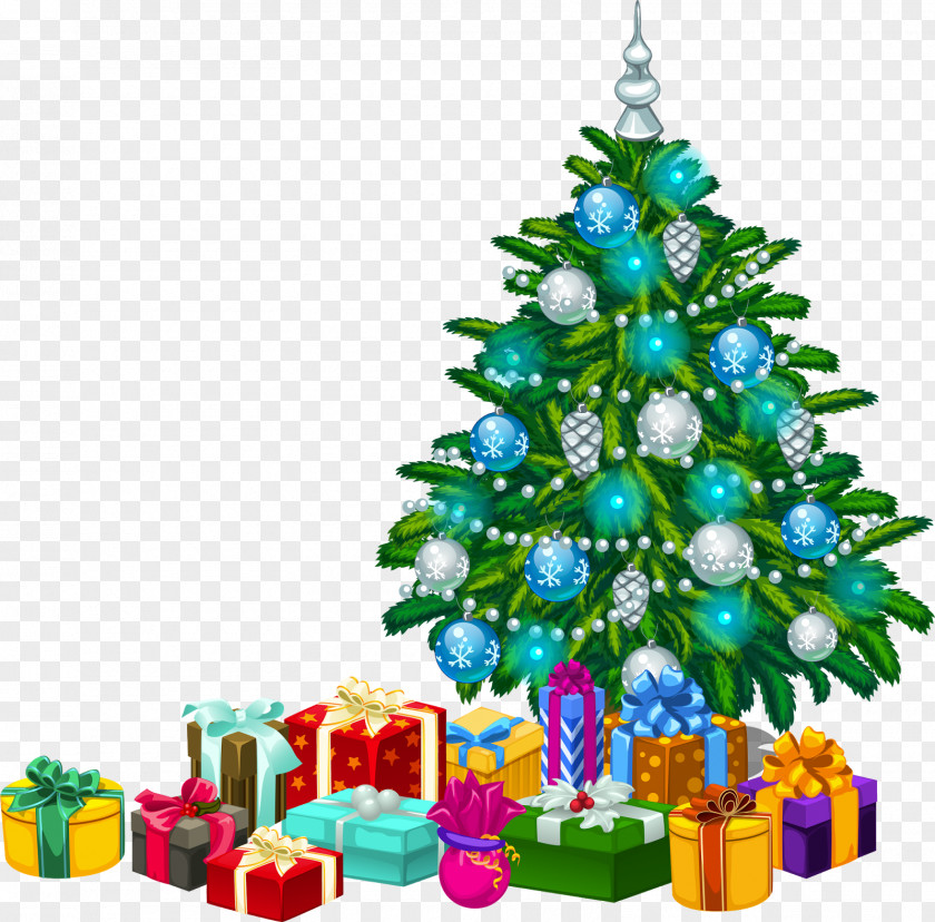 Christmas Tree Gift-bringer Decoration PNG