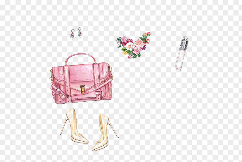 Fashion Bags Handbag Chanel High-heeled Footwear Illustration PNG