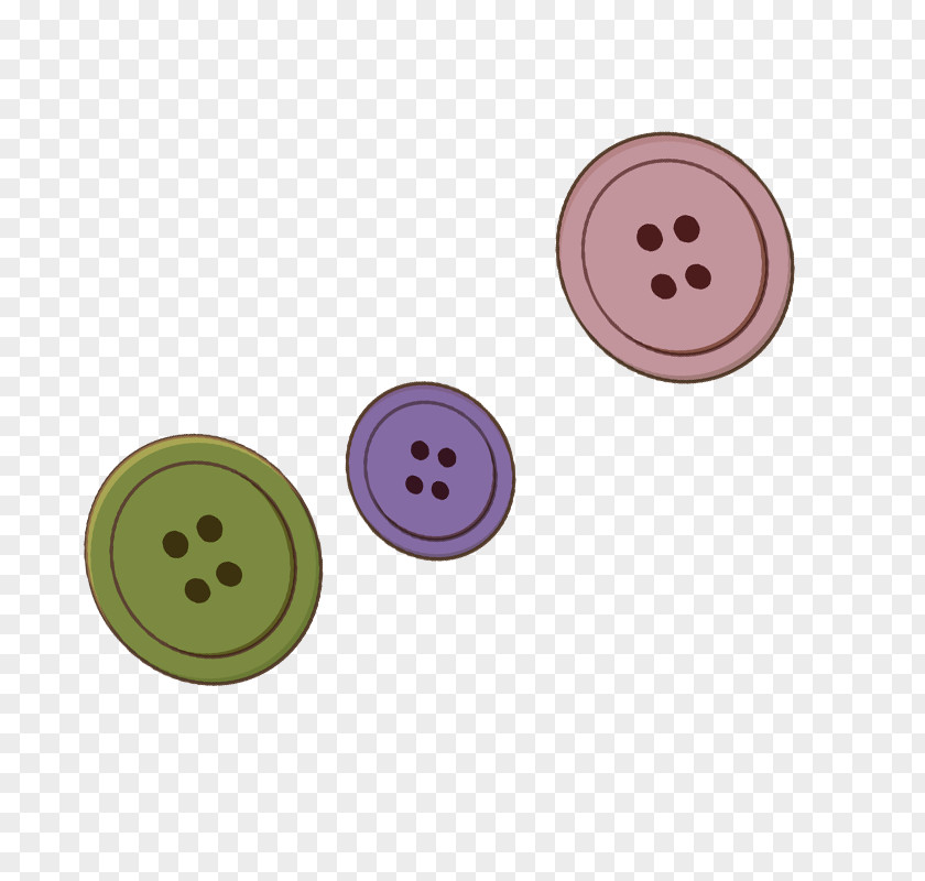 Hand-painted Buttons Button PNG