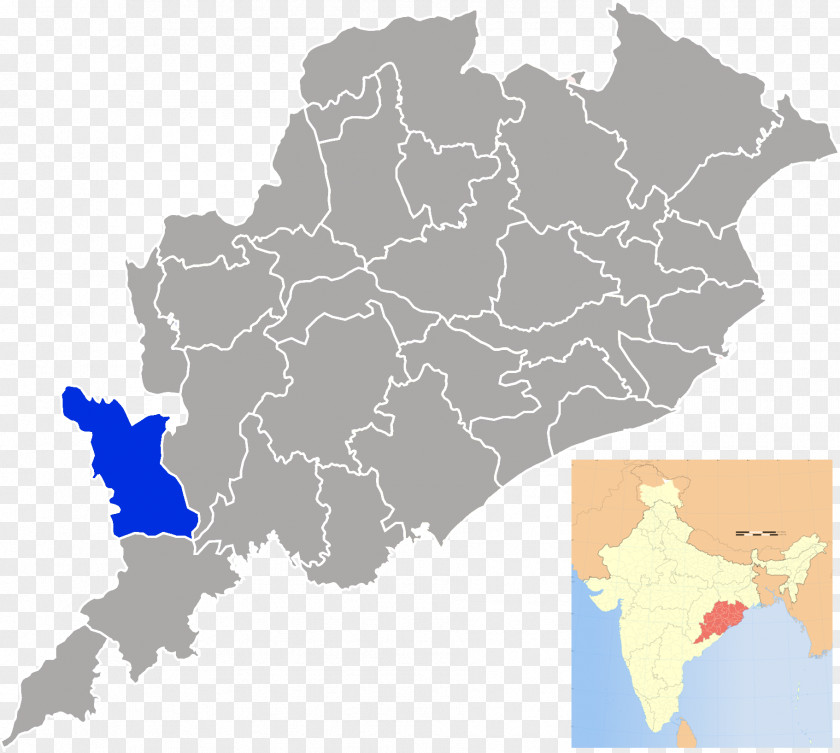 Map Of India Nabarangpur Kalahandi District Nayagarh Koraput Nuapada PNG