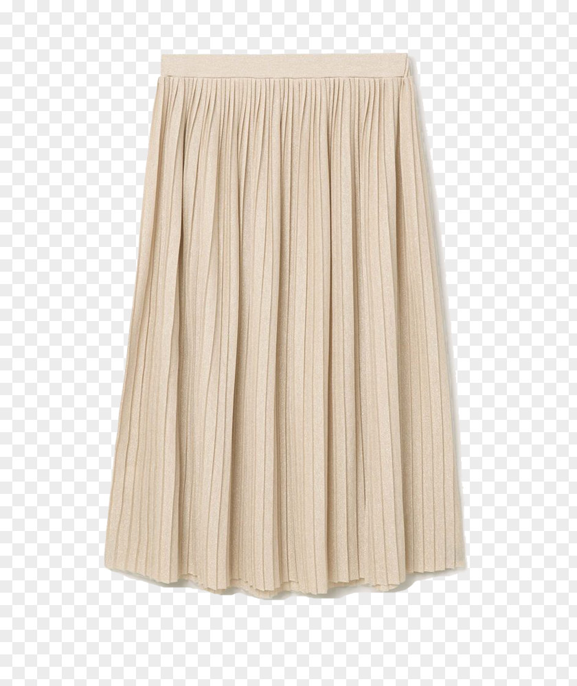 Marie Claire Skirt Pleat Mango Gold Textile PNG
