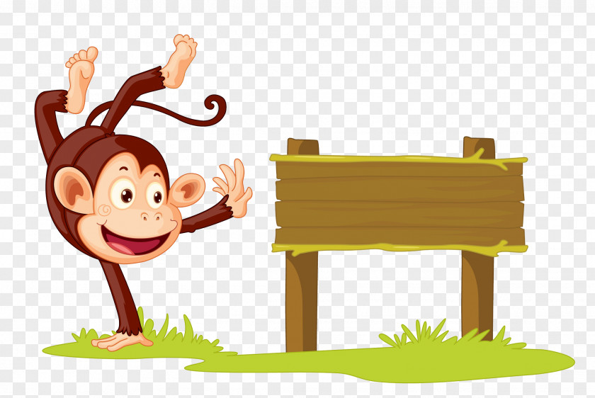 Beside The Wooden Upside Down Monkey Seesaw Stock Photography Illustration PNG
