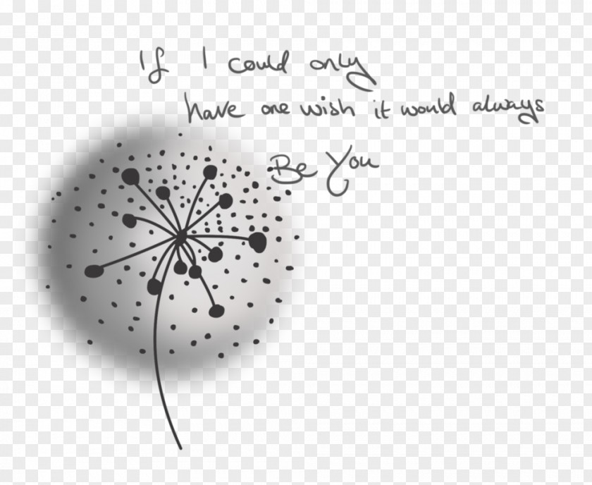 Dandilion You Are My Only Wish Valentine's Day 14 February PNG