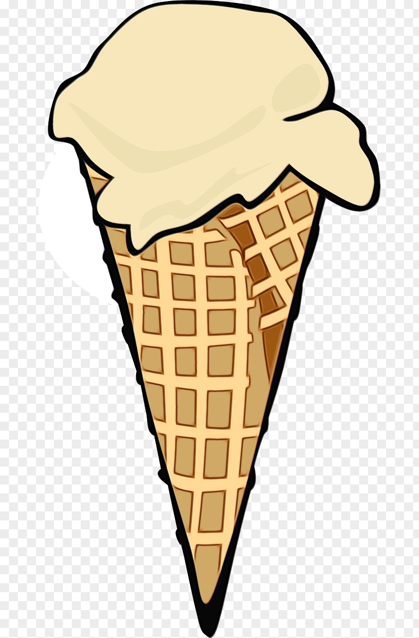Dish Cone Ice Cream Background PNG