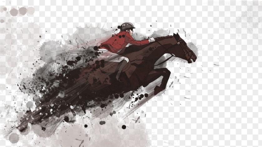Horsemanship Horse Equestrian Poster Cartoon PNG