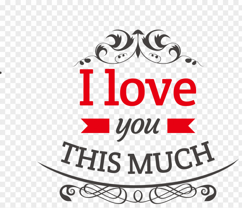 I Love You,Font Design PNG