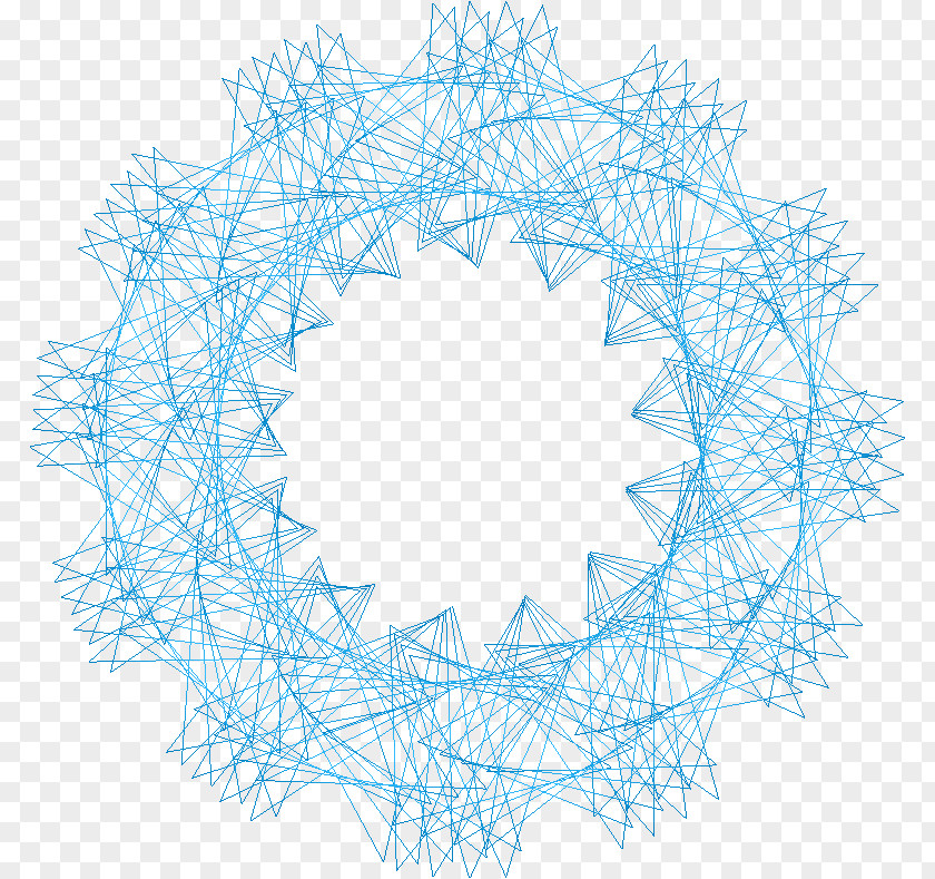 Line Symmetry Point Pattern PNG