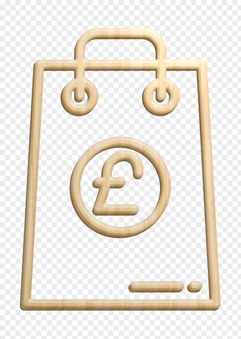 Pound Icon Shopping Bag Money Funding PNG