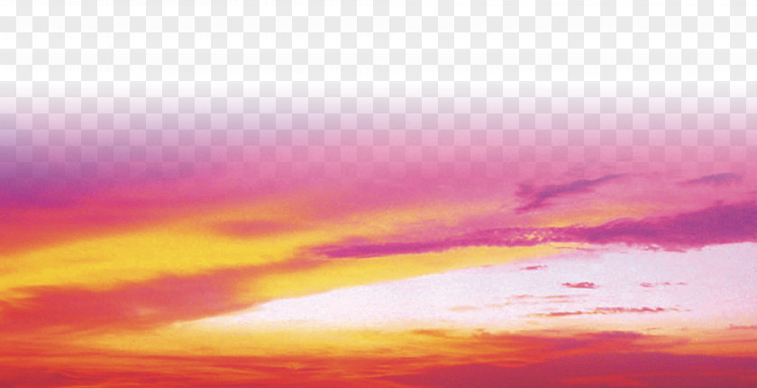 Sunset Glow Red Sky At Morning Computer Wallpaper PNG