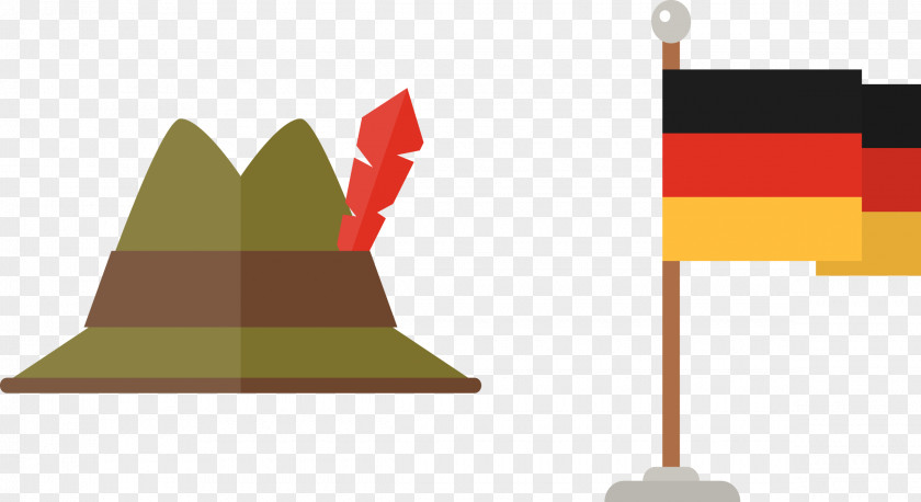 Vector Flag Hat Oktoberfest Euclidean Adobe Illustrator PNG