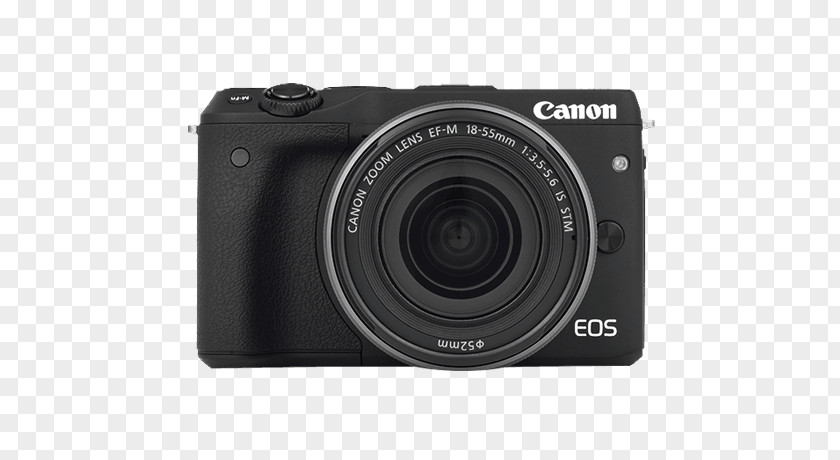 Camera Lens Digital SLR Canon EF-M 18–55mm Mirrorless Interchangeable-lens PNG