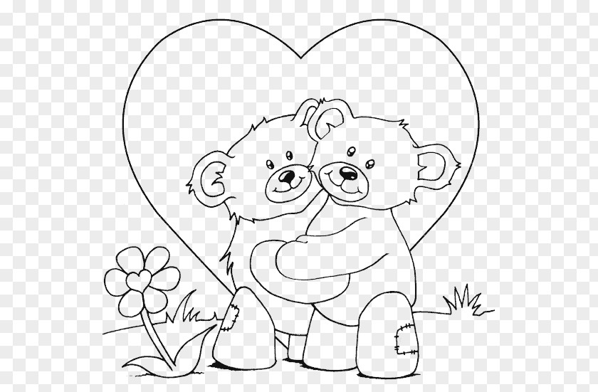 Coloring Book Teddy Bear Child Hug PNG book bear Hug, Girl clipart PNG