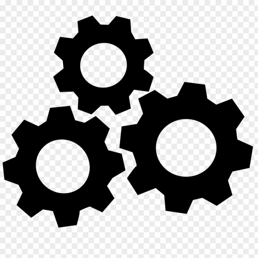 Gears Production Symbol PNG