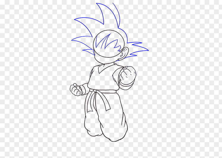Goku Drawing Super Saiyan Dragon Ball Sketch PNG