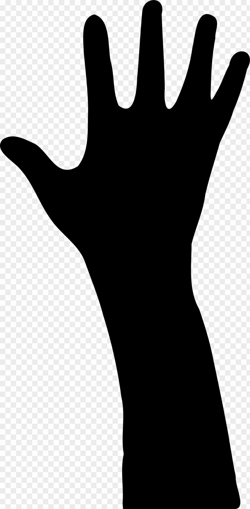 Hand Silhouette Clip Art PNG