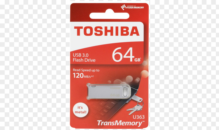 Laptop USB Flash Drives Toshiba TransMemory U364 Stick White THN-U364W 3.0 PNG