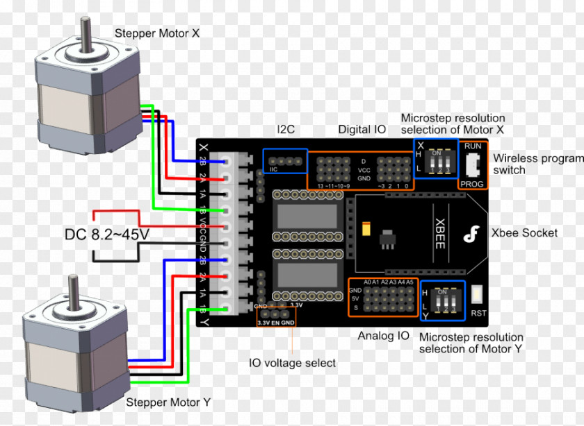 Stepper Motor Arduino Controller Electric H Bridge PNG