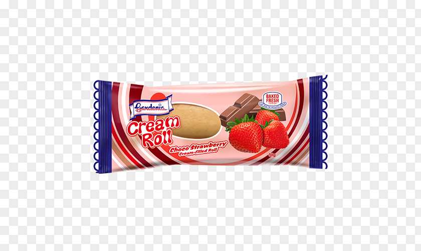 Strawberry Cream Frozen Dessert Wafer PNG