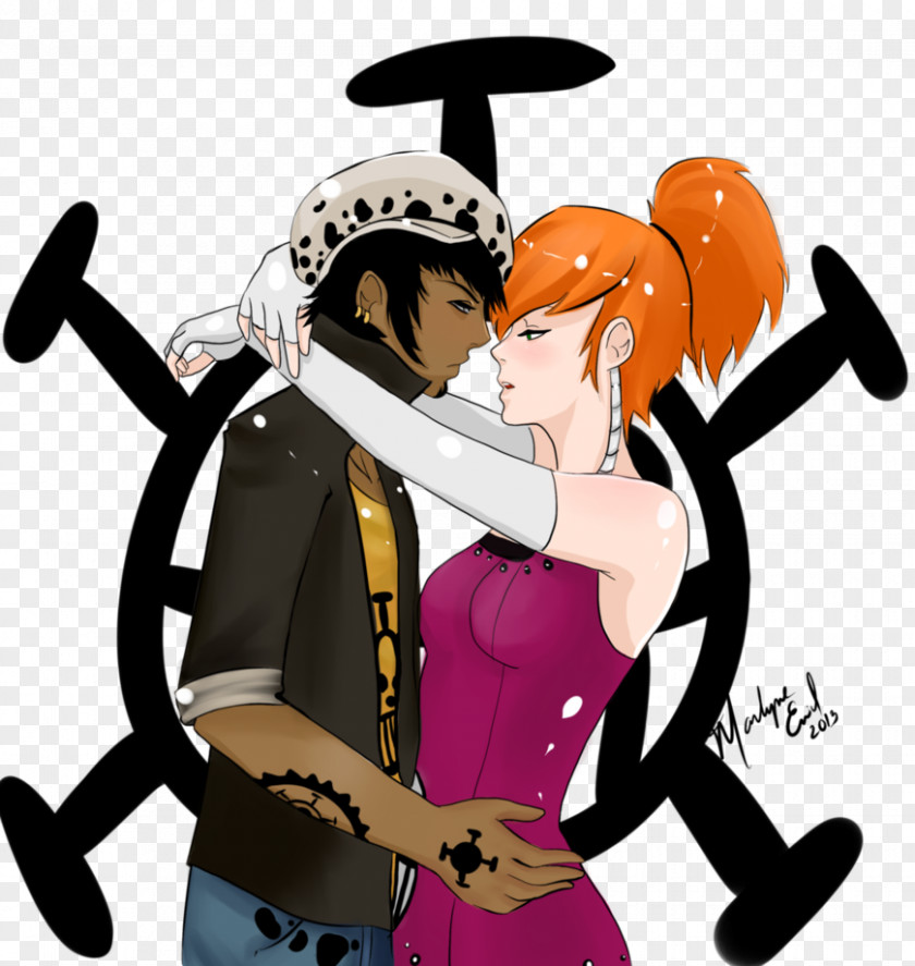Trafalgar D. Water Law Commission Drawing One Piece PNG