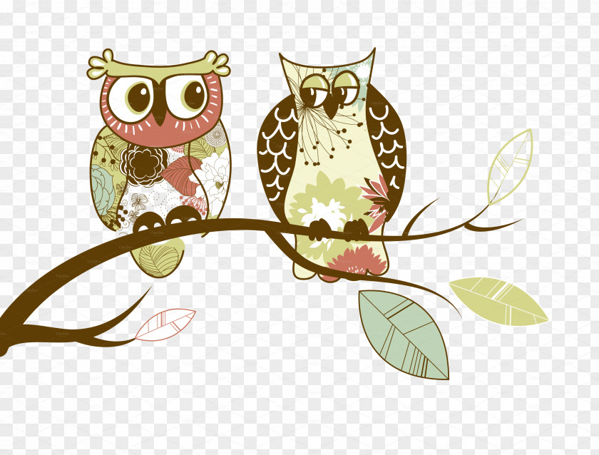 Vintage Background Owl Paper Drawing Clip Art PNG