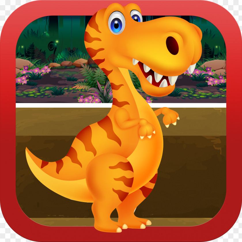 Dinosaur Dino Run Game Cartoon PNG
