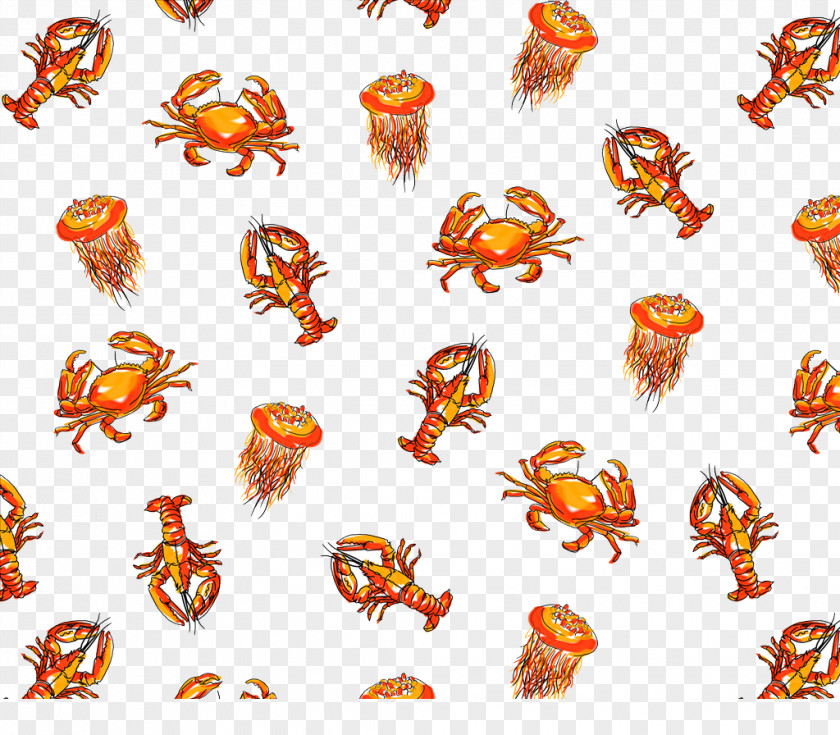Lobster Crab Background Palinurus Seafood Clip Art PNG