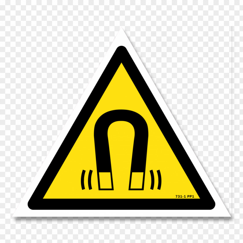 Magnet Warning Sign ISO 7010 Hazard Stock.xchng PNG