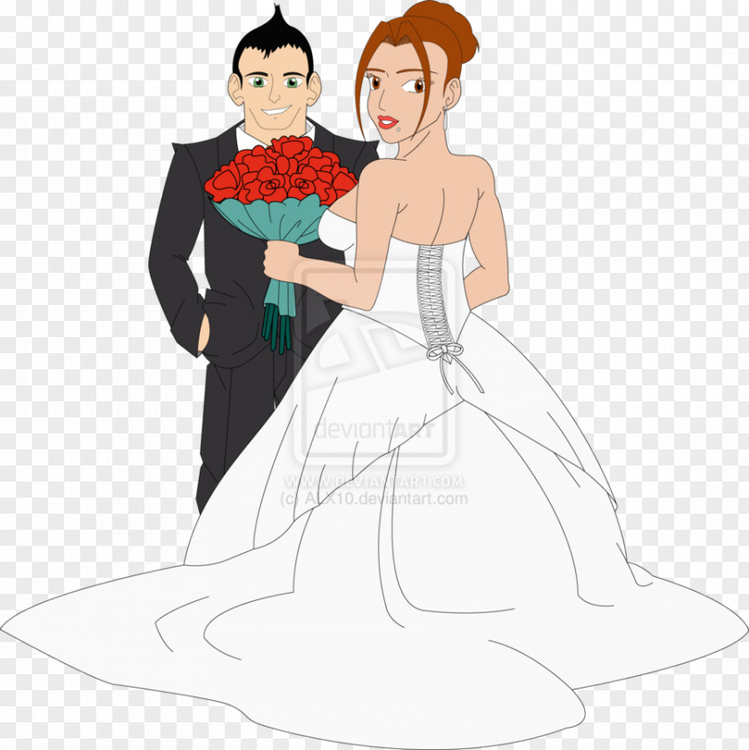 Novios Convite Wedding Bride Drawing PNG