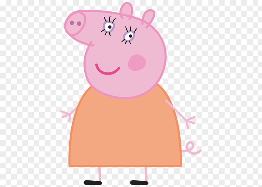 Pig Daddy Mummy Clip Art PNG