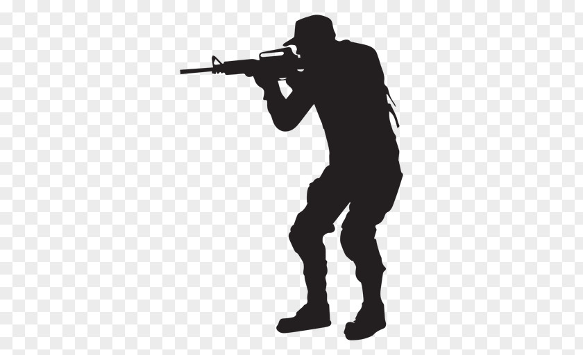 Silhouette Clip Art Soldier Military PNG