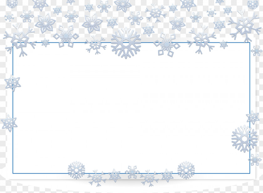 Snowflake Frame Christmas Icon PNG