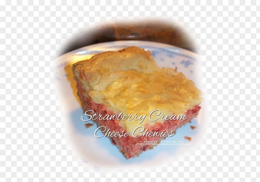 Strawberry Cut Treacle Tart Recipe PNG