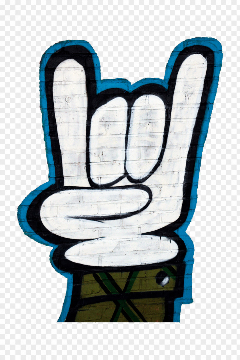 Thug Life Sign Of The Horns Graffiti PNG