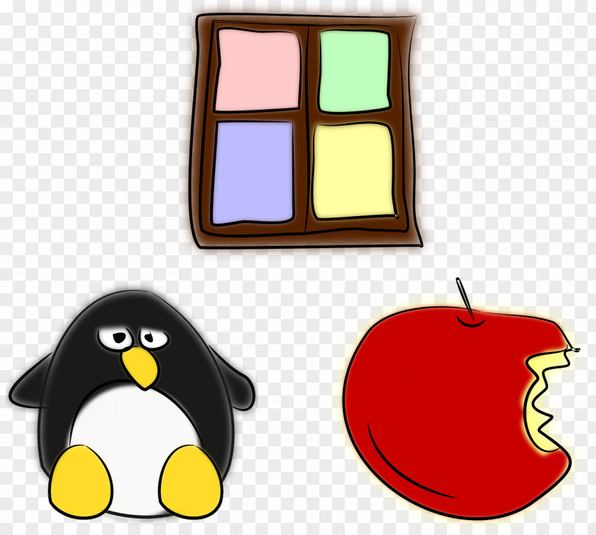 Cartoon Penguin Operating System Linux MacOS Software Personal Computer PNG