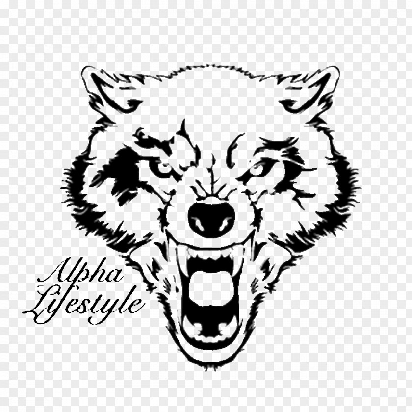Design Gray Wolf Logo Clip Art PNG