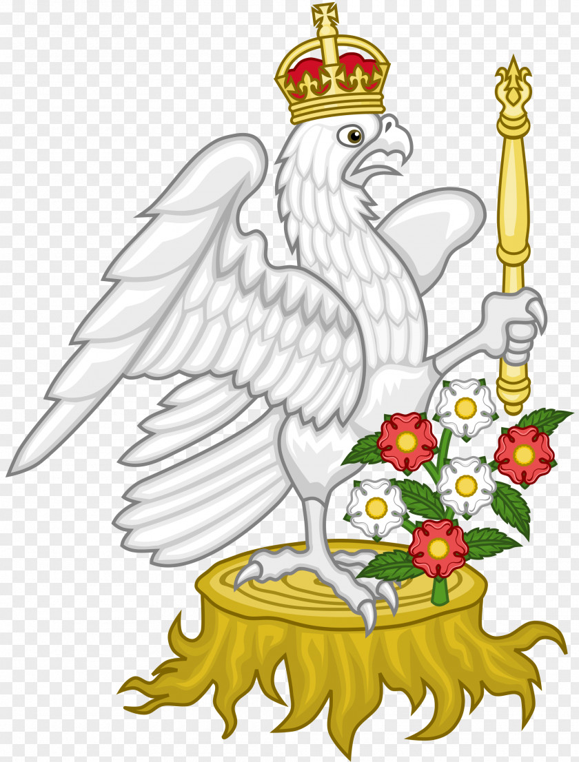 Falcon Kingdom Of England House Tudor Coat Arms Queen Consort PNG