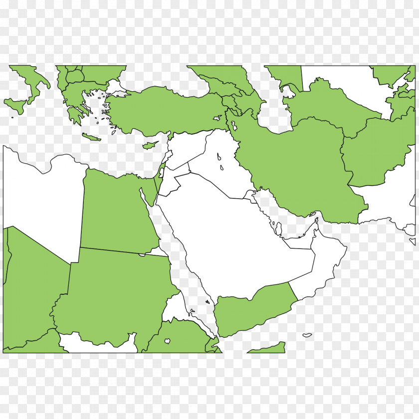 Map Middle East Western Asia Convention Relating To The Status Of Refugees Japan PNG