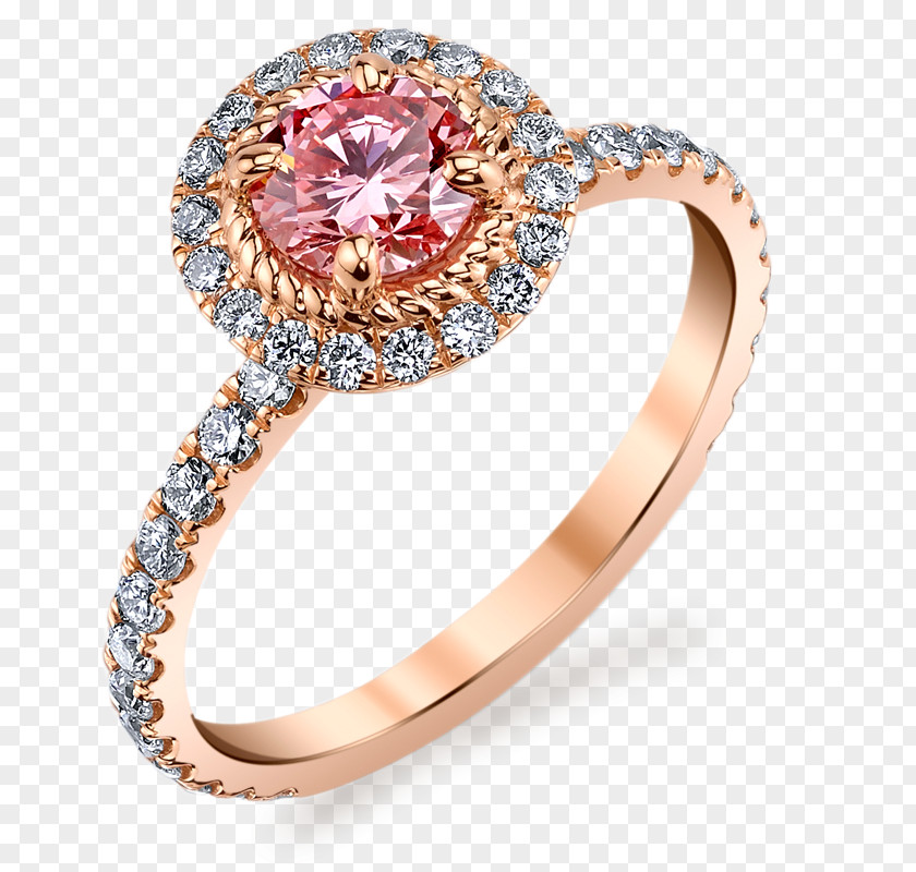 Rose Label Collection Earring Wedding Ring Engagement Synthetic Diamond PNG