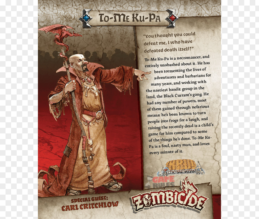 Special Card Zombicide Black Death CMON Limited Board Game PNG