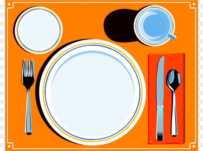 Table Of Contents Clipart Setting Dinner Clip Art PNG