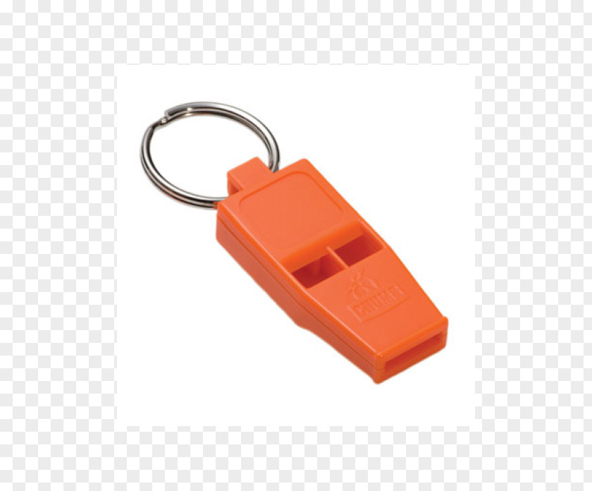 Whistle Hiking Camping Rescue Safety Orange PNG