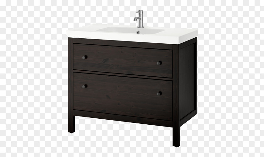 Black White Sink Cabinet Bathroom Cabinetry Vanity PNG