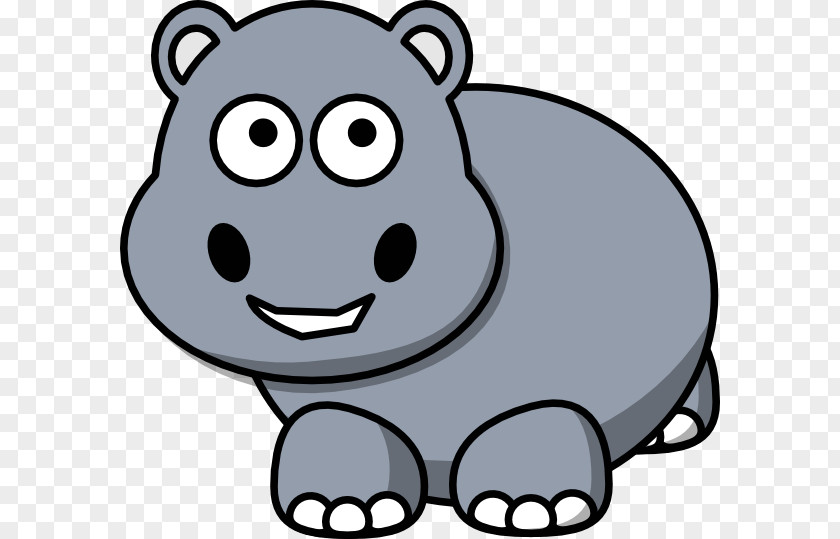 Cartoon Hippo Pictures Hippopotamus Cuteness Drawing Clip Art PNG