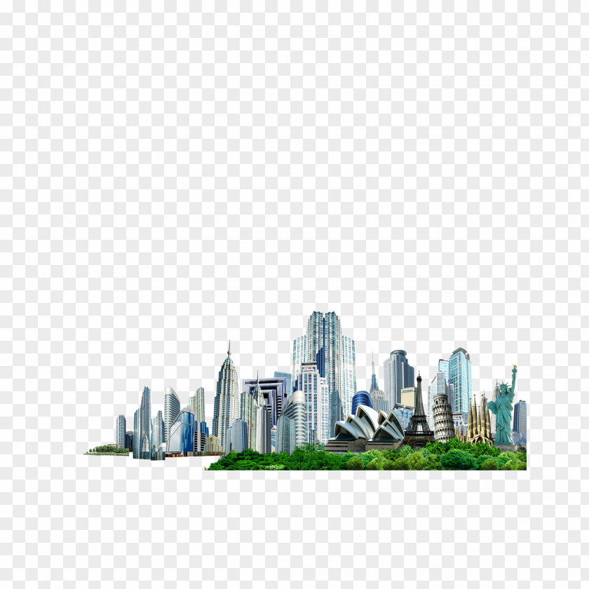 City Corner Building Architecture Graphic Design PNG