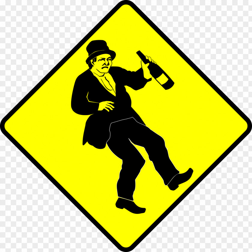 Drinking Traffic Sign Side Road Warning Clip Art PNG